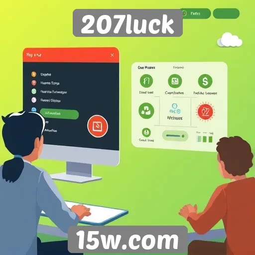 Aspectos da interface do usuário no 207luck