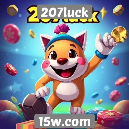 Variedade de jogos disponíveis no 207luck